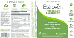 Label for Menopause Supplement