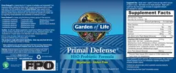 Label for HSO Probiotic Formula