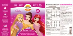 Label for Complete Multivitamin Gummies Princess