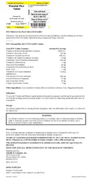Label for PNV Prenatal Plus Multivitamin Tablets