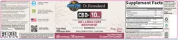 Label for CBD+ 10 mg Berry Spice Flavor