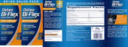 Label for Osteo Bi-Flex Triple Strength