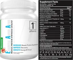Label for Essential Amino Acids Watermelon