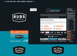 Label for Collagen Protein Unflavored
