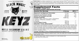 Label for KEYZ Pina Colada