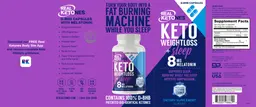 Label for Keto Weight Loss + Sleep