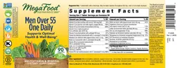 Label for Men Over 55 One Daily