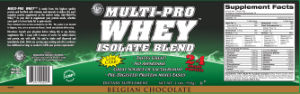 Multi-Pro Whey Belgian Chocolate