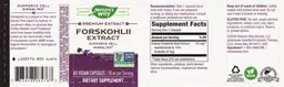 Label for Forskohlii Extract