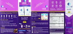 Label for Sleep Blueberry Lavender