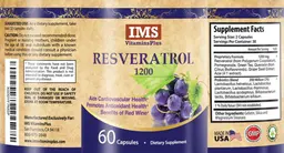 Label for Resveratrol 1200