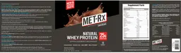 Label for Natural Whey Protein Chocolate