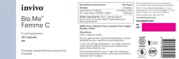 Label for Bio.Me Femme C