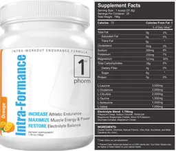 Label for Intra-Formance Orange
