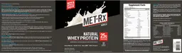 Label for Natural Whey Protein Vanilla