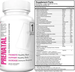 Label for Prenatal Plus