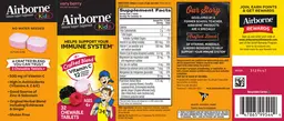 Label for Airborne Kids Very Berry