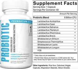 Label for Probiotic