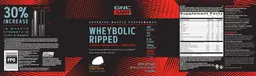 Label for Wheybolic Ripped Chocolate Peanut Butter