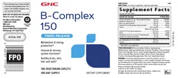 Label for B-Complex 150 Timed-Release