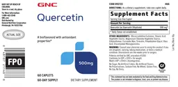 Label for Quercetin 500 mg