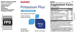 Label for Potassium Plus 99 mg Timed-Release