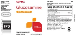 Label for Glucosamine 1000 mg