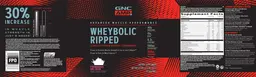 Label for Wheybolic Ripped Strawberries and Cream