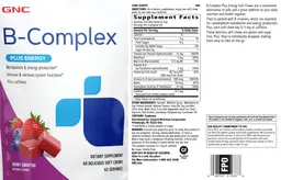 Label for B-Complex Plus Energy Berry Smoothie