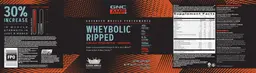 Label for Wheybolic Ripped Chocolate Peanut Butter