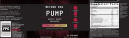 Label for Pump Strawberry Lemonade