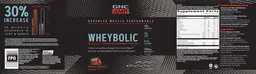 Label for Wheybolic Natural Chocolate