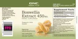 Label for Boswellia Extract 450 mg