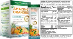 Label for Amazing Oranges Packet