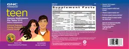 Label for Teen Gummy Multivitamin for Teens 12-17