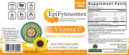Label for EpiFytosomes Vitamin C
