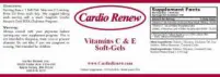 Label for Vitamins C & E Soft-Gels