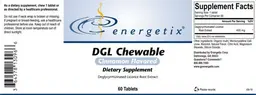 Label for DGL Chewable Cinnamon Flavor