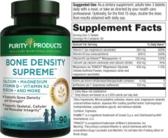 Label for Bone Density Supreme