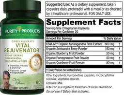 Label for Chris Kilham's Vital Rejuvenator