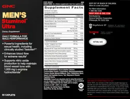 Label for Staminol Ultra