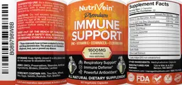Label for Premium Immune Support