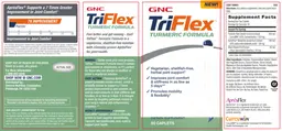 Label for TriFlex Turmeric Formula