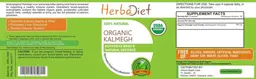 Label for Organic Kalmegh