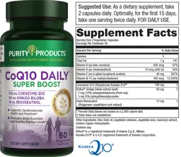 Label for CoQ10 Daily Super Boost