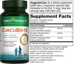 Label for CurcuBrite