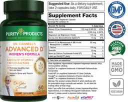 Label for Dr. Cannell's Advanced D Women's Formula