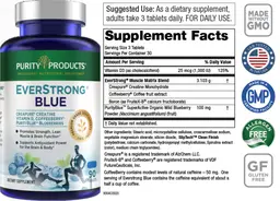 Label for EverStrong Blue
