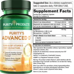 Label for Purity's Advanced D