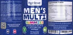Label for Men's Multi Gummies
